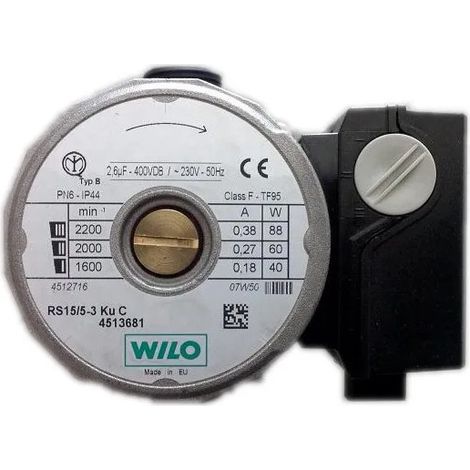 Circulateur et pompe TWIN – Filetage plomberie 1" – Entraxe 180mm – Tension 230V – Pour chaudières Saunier Duval (1/3)