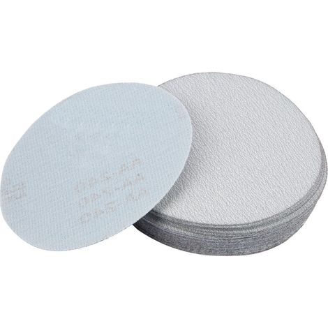 Ortviai Disques abrasifs ronds 5 pouces – 30 pièces, grains 80 à 240, fibres végétales, blancs et rouges (1/5)