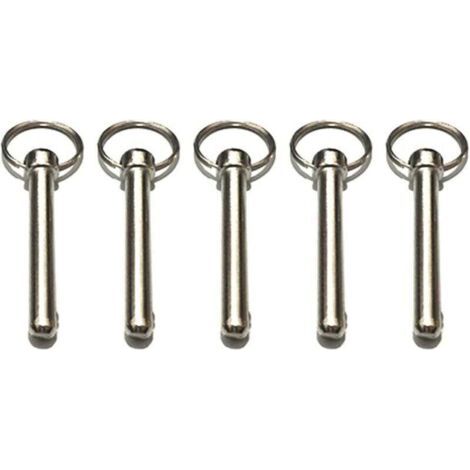 Goupilles à Dégagement Rapide Goupille de Verrouillage 8mm Avec Extrémité à Boule à Ressort Accessoires de Verrouillage, Matériel Marin, Broche Supérieure Bimini,Diamètre 8 Mm, Longueur Totale 72 MM (1/5)