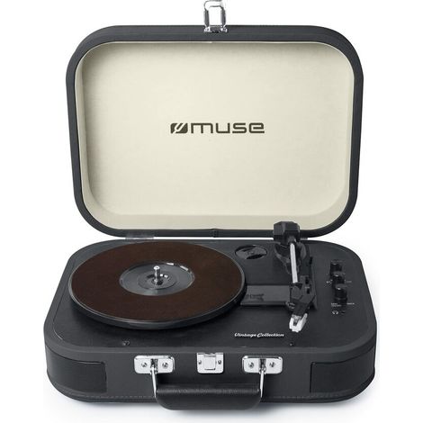Muse Sistema stereo con giradischi MT-201 DG Porta USB Ingresso AUX (1/4)