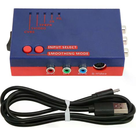 Convertisseur d'interface multimédia HD AV vers interface multimédia HD pour RetroScaler2x, convertisseur pour consoles de jeux N64 pour hôte SFC - JXLGV (1/5)