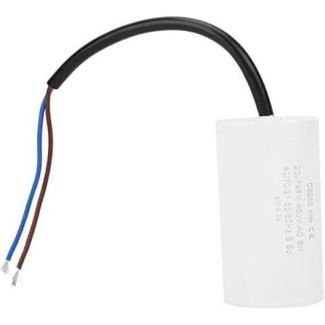 Condensateur de démarrage CBB60 450V 30uF, Condensateur Moteur Microfarad avec Fil Conducteur (1/5)
