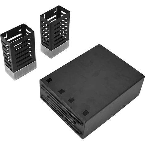 Porte-baguettes et couteaux intégré, grande capacité, système de séchage antidérapant, double bac combiné, étagère de rangement de cuisine