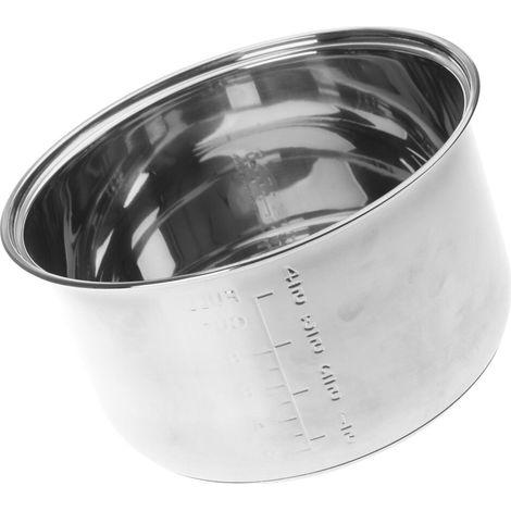 Ciotola antiaderente spessa in acciaio inox 304, - 4L (1/2)