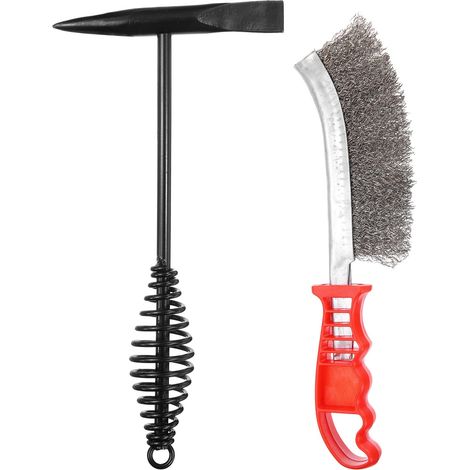 2Pcs Marteau À Décrasser 11.3" Pour Soudage Avec Manche À Ressort (1/5)