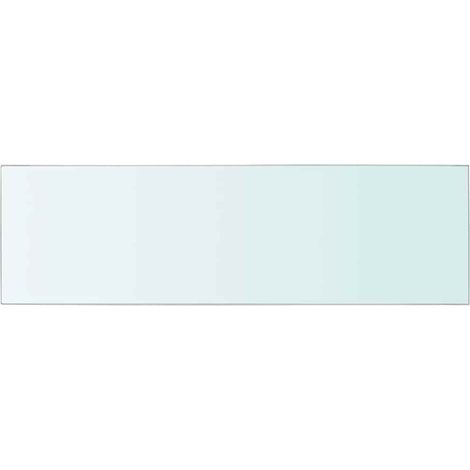 Maison Exclusive - Regalboden Glas Transparent 80 cm x 25 cm
