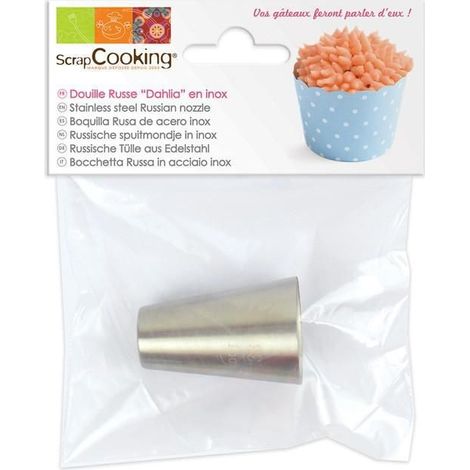 Douille pâtissière russe Dahlia en inox