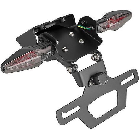 Support de plaque d'immatriculation arrière pour moto avec clignotants intégrés et suppression de garde-boue arrière pour CFMOTO 675SS 675SR 675NK (1/5)