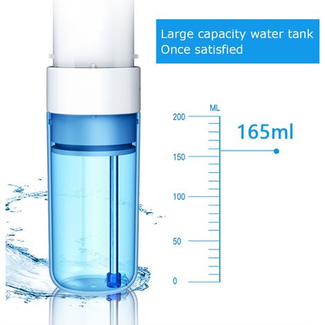 Irrigateur dentaire sans fil portable, hydropulseur buccal rechargeable USB, jet dentaire électrique pour nettoyage interdentaire, appareil oral nomade (1/5)