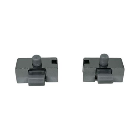 Ricambio coppia blocchetti inferiori a sgancio rapido per box doccia Grandform GLX6SBLOCINF (1/2)