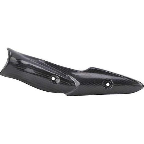 Coque anti-brûlure en fibre de carbone pour pare-chaleur d'échappement (1/5)