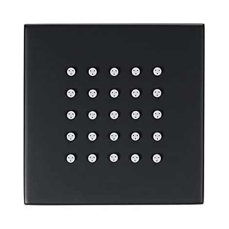 Cabezal de ducha con rociador corporal, chorro de ducha de latón macizo, rociador lateral de masaje de 4 pulgadas, rociador corporal montado en la pared para baño A (1/5)