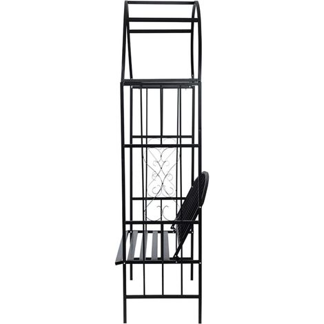 Voûte à roses de jardin avec banc CFW23199 (1/5)