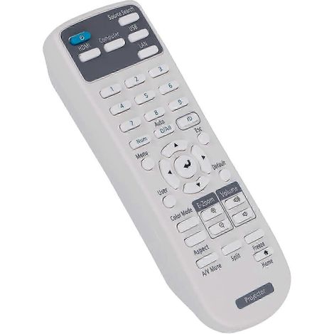 Télécommande de remplacement 219863500 compatible avec le projecteur Epson PowerLite E20 119W X49 (1/5)