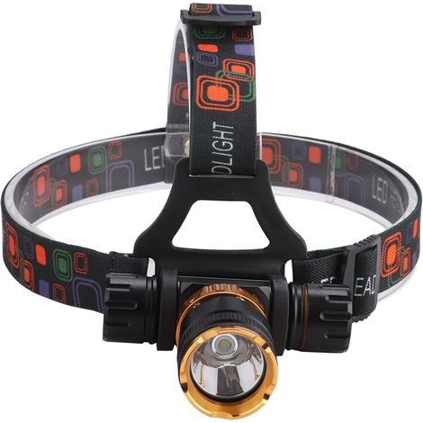 Lampe Frontale Plongée - Étanche 50 m - LED T6 - Haute Luminosité - Pour Plongée Sous-Marine Camping Randonnée - 1 Pièce (1/5)