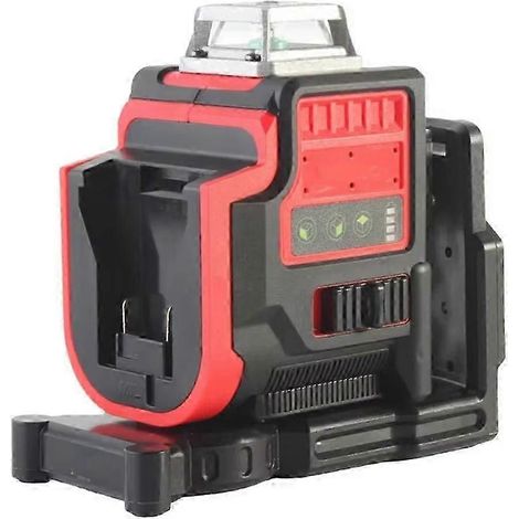 Niveau laser compatible avec une batterie 18V, doté de 12 lignes, d'un faisceau vert, d'un photomètre et d'un outil laser autonivelant. (1/5)