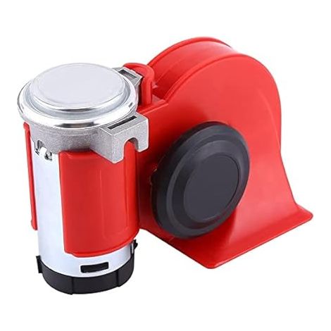 12V Voiture Klaxon Double Tone Trompette Forte Escargot Pompe Sirène pour Toute Voiture Camion Camion SUV Bateau Moto Bus (1/5)