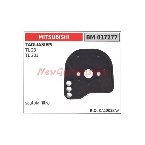 Scatola filtro aria MITSUBISHI motore 2tempi montato su tagliasiepe 017277