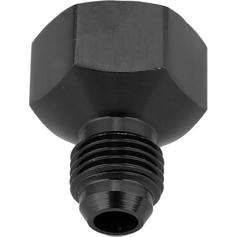 Raccord adaptateur réducteur conique en alliage d'aluminium AN10 femelle à AN6 mâle pour durite carburant huile noir (1/5)