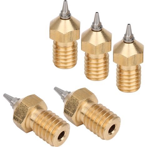 5 buses en laiton pour imprimante 3D, embouts inox amovibles 0.3mm - Lot de 5 pièces (1/5)