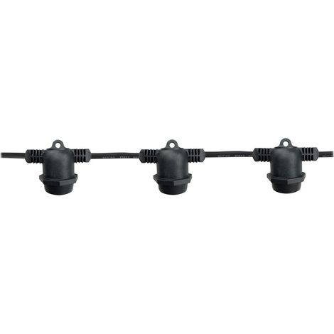 Kit guirlande décorative Liboi 42M avec 40 douilles IP65