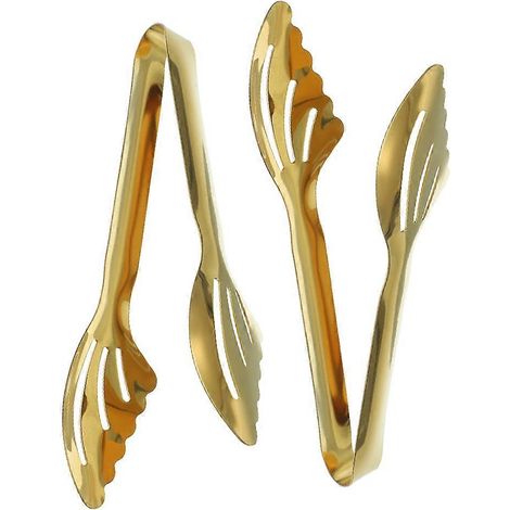 Ensemble de 2 pinces à pâtes en acier inoxydable résistant à la chaleur. (1/5)