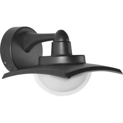Italux Isola 3K Applique murale extérieure Isola, noire, blanc chaud 3000K, IP54 (1/2)