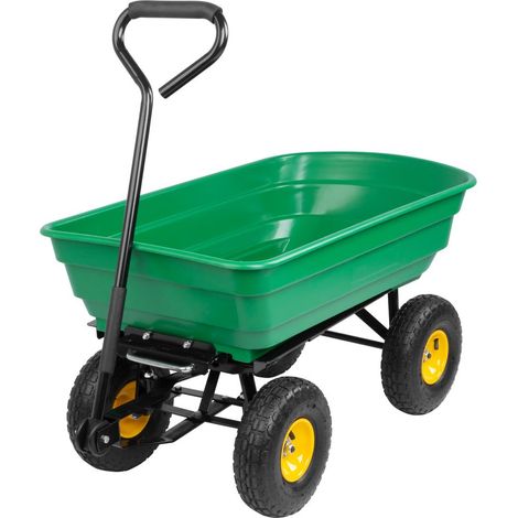 Wagen Greenlawn Transporter, Gartenwagen, Tragfähigkeit 250 kg, 75 Liter, 930x505x510/895 mm, kippbar (1/5)