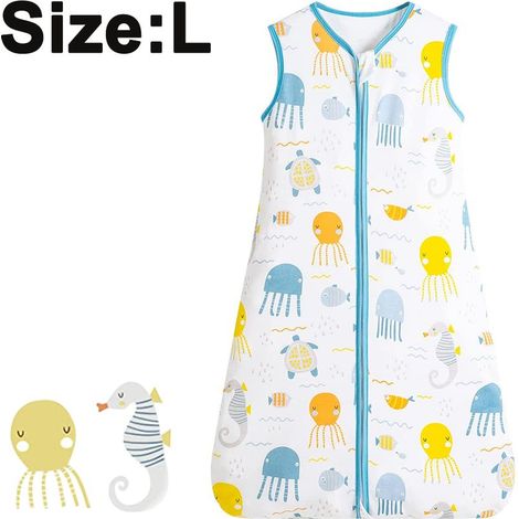 Gigoteuse d'été pour bébé, ajustable de 70 à 90 cm, pour nouveau-né de 0 à 48 mois (taille L, modèle A), toutes tailles disponibles. (1/5)