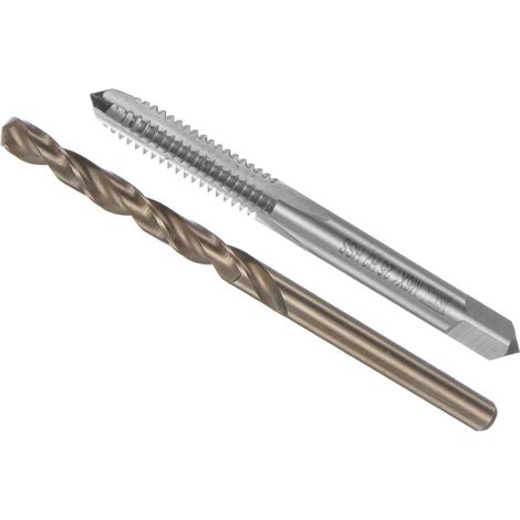 Taper et Perceuse Mèche Ensemble, M6 x 1,25 4,7mm Diamètre, Métrique (1/5)
