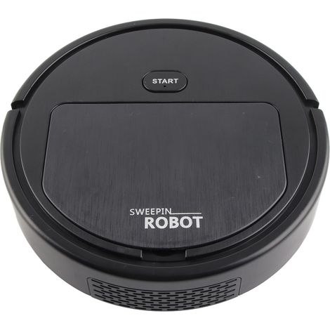 Ortviai Robot Aspirateur Balai Laveur 3-en-1 Noir J23A Silencieux, Batterie Intégrée 1200 mAh