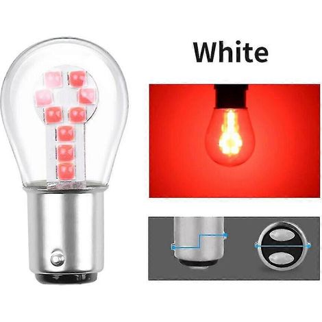 2/4 ampoules LED BA15S BAY15D pour feux arrière, feux stop et clignotants de voiture, 12 V CC (1/3)