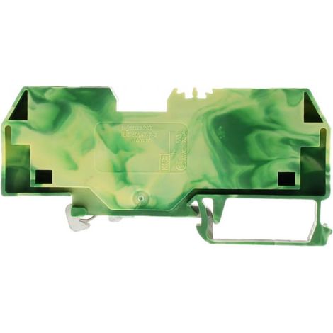 Conector de barra colectora PE de 2 hilos, 16 mm², amarillo-verde, 283-907