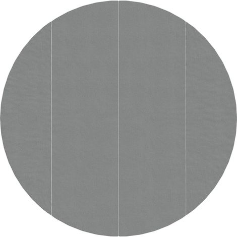 Bâche de piscine gris clair 458 cm géotextile polyester CFW15025 (1/5)