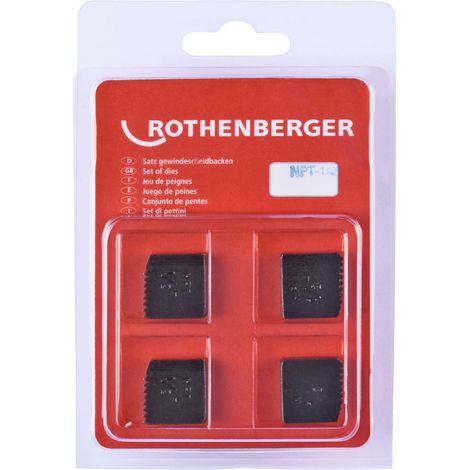 ROTHENBERGER SC Mascelle taglienti, NPT, 1/2", 4 pezzi - 070918X