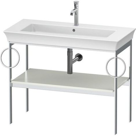 DURAVIT WT4547B3636 Console métallique sur pied White Tulip (1/2)