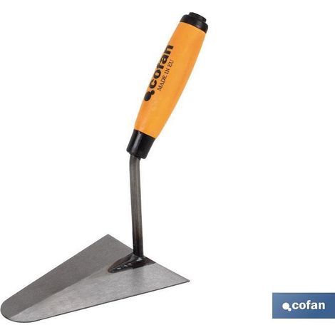 Paleta forjada modelo Catalana con mango de goma y 160 mm COFAN 09515215