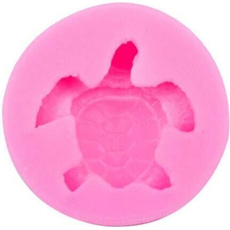 Moule Silicone Tortue Moule Tortue Moulle Silicone Patisserie Moulle Silicone Patisserie 3d Moules à Fondant en Silicone Tortues pour Biscuits Gelée Mousse Bonbons Chocolat 4.74.71.5cm Rose 2pcs,KoleZ (1/5)