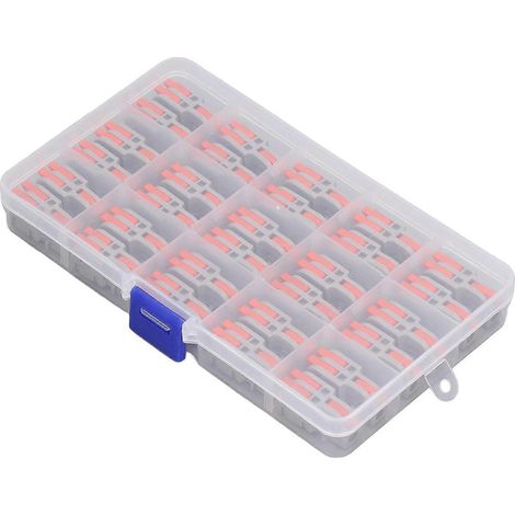 30 Stück Drahtleiterverbinder Nylon Kupfer Schnellverbinder Klemmenverteilerblock DF-12