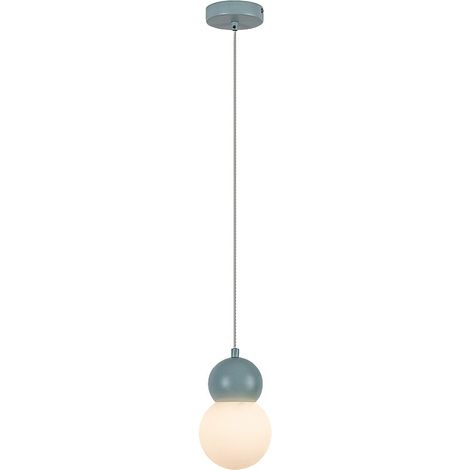 Lampada a sospensione minimal blu doppia sfera G9 Rabalux (1/5)