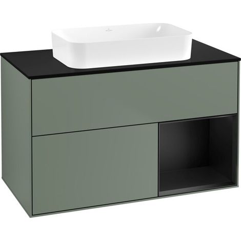 Villeroy & Boch F662PDGM meuble sous-vasque Finion F66 (1/2)