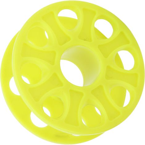 Bobine de plongée technique compacte pour explorations spéléologiques, jaune vif (1/5)