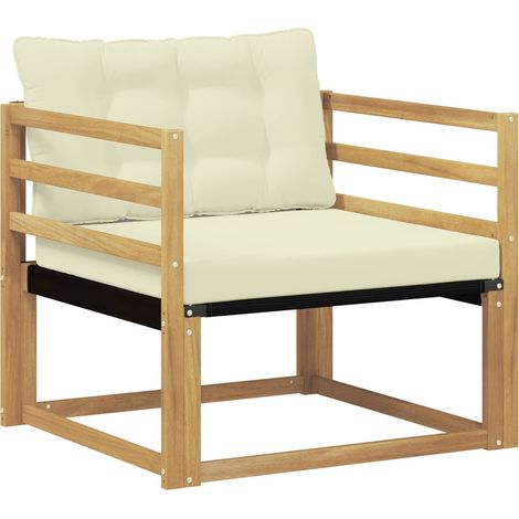 Maison Exclusive - Outdoor-Sofagarnitur Massives Akazienholz und (1/5)