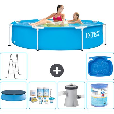 Intex Piscina con struttura Rotonda - 244x51 cm - 7-pezzi  S41425