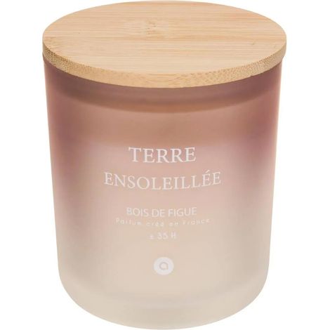 Bougie Parfumée en Verre "Sana" 255g Terre Ensoleillée