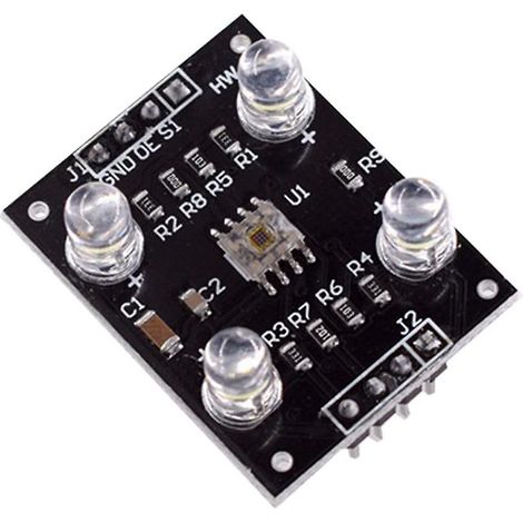 1 capteur de reconnaissance de couleurs TCS230/TCS3200, module de reconnaissance de couleurs pour module DIY D (1/5)