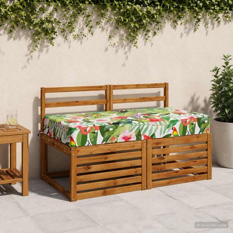 vidaXL Almohada para el asiento SOEST 100% Poliéster Multicolor (1/5)