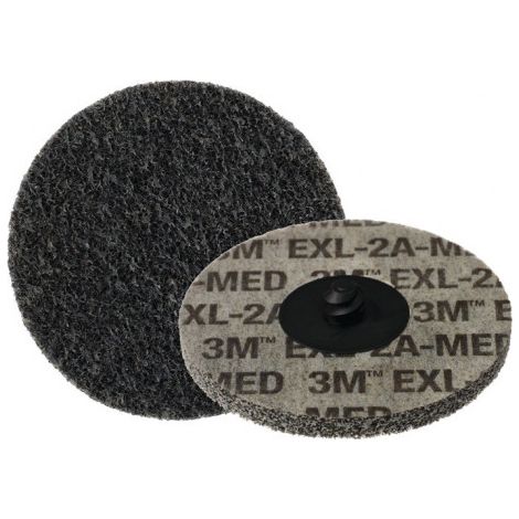 Disque compact non tissé Scotch Brite™ XL-DR D.50,8mm medium gris 22100min-¹ 3M (Par 15)