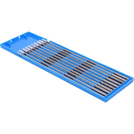 10 Pointes WZ8 Électrode Zirconium-Tungstène pour Soudage Aluminium, Aiguille Arc 3,2mm, Lot de 10 (1/5)