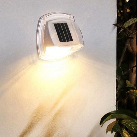 Lot de 2 appliques murales solaires LED - Lumière chaude (1/5)